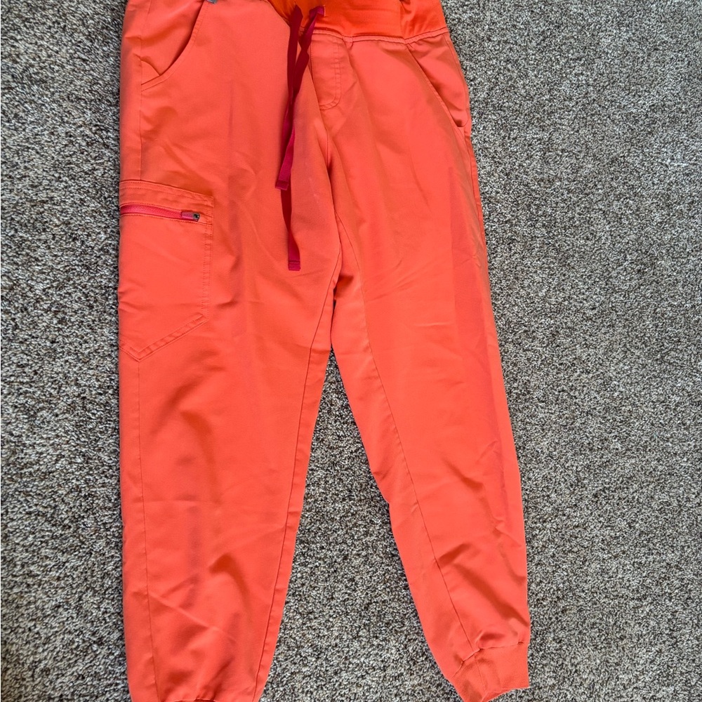 Orange Jogger Pants